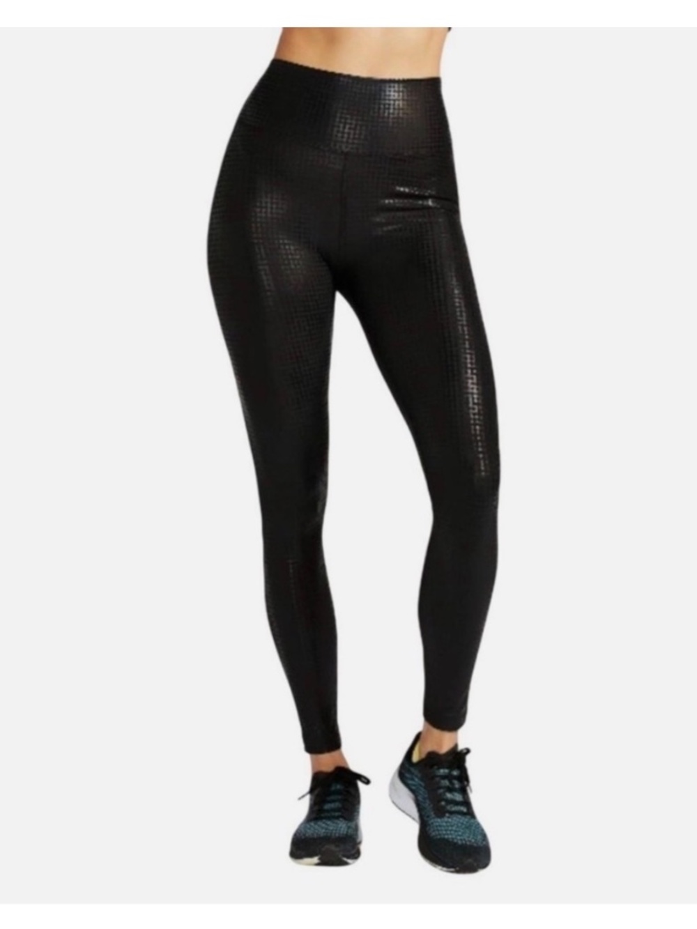 Peloton Show Up Digital Foil Black Leggings Size Small